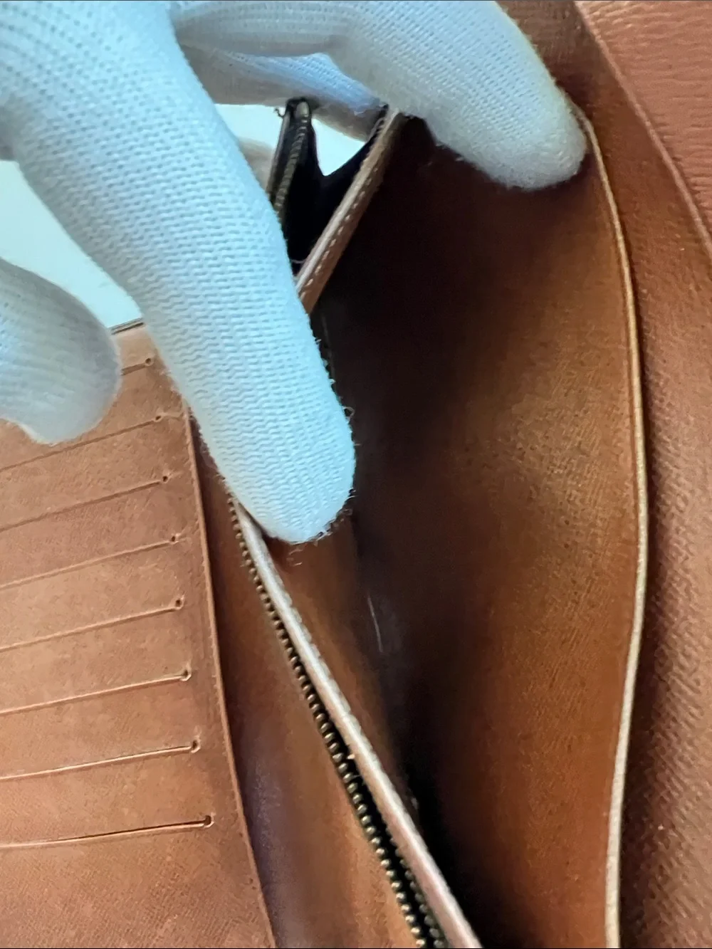 Louis Vuitton vintage Monogram tri-Fold Wallet.